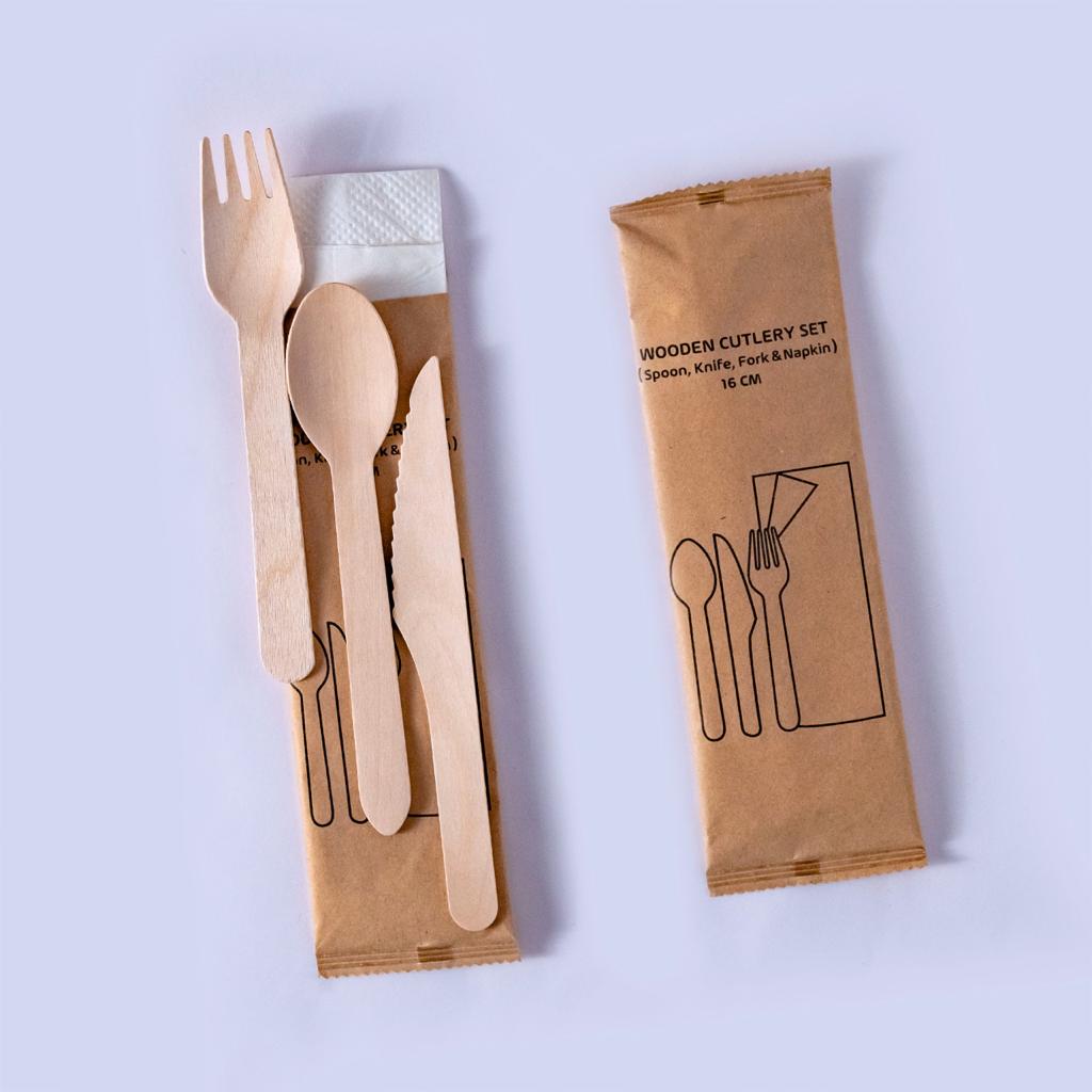 Wooden Cutlery — Eco-Friendly Packaging